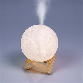 Aromaterapi Difüzör (Ay şeklinde ve LED ışıklı iyonizer)